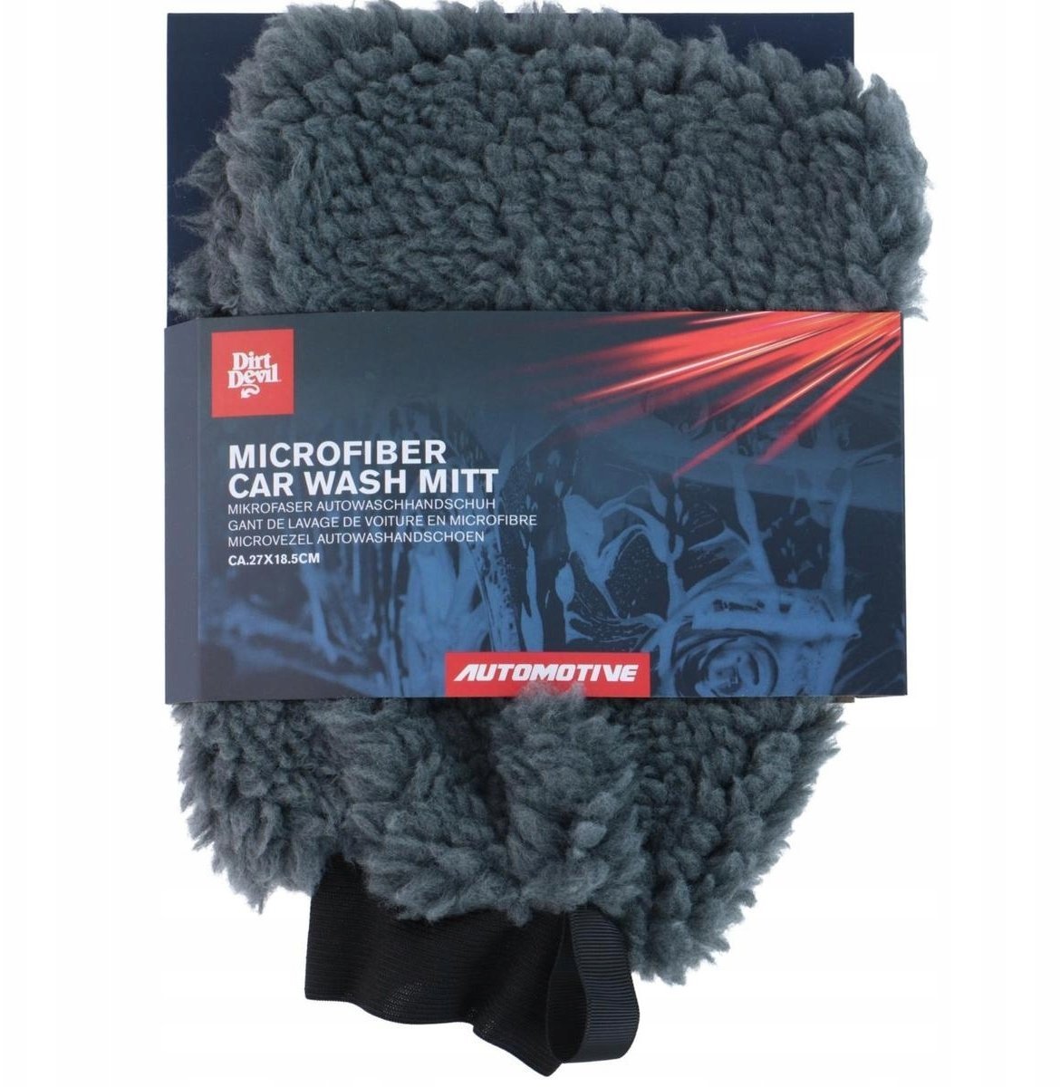RĘKAWICA GĄBKA Z MICROFIBRY 27X18,5CM DIRT DEVIL