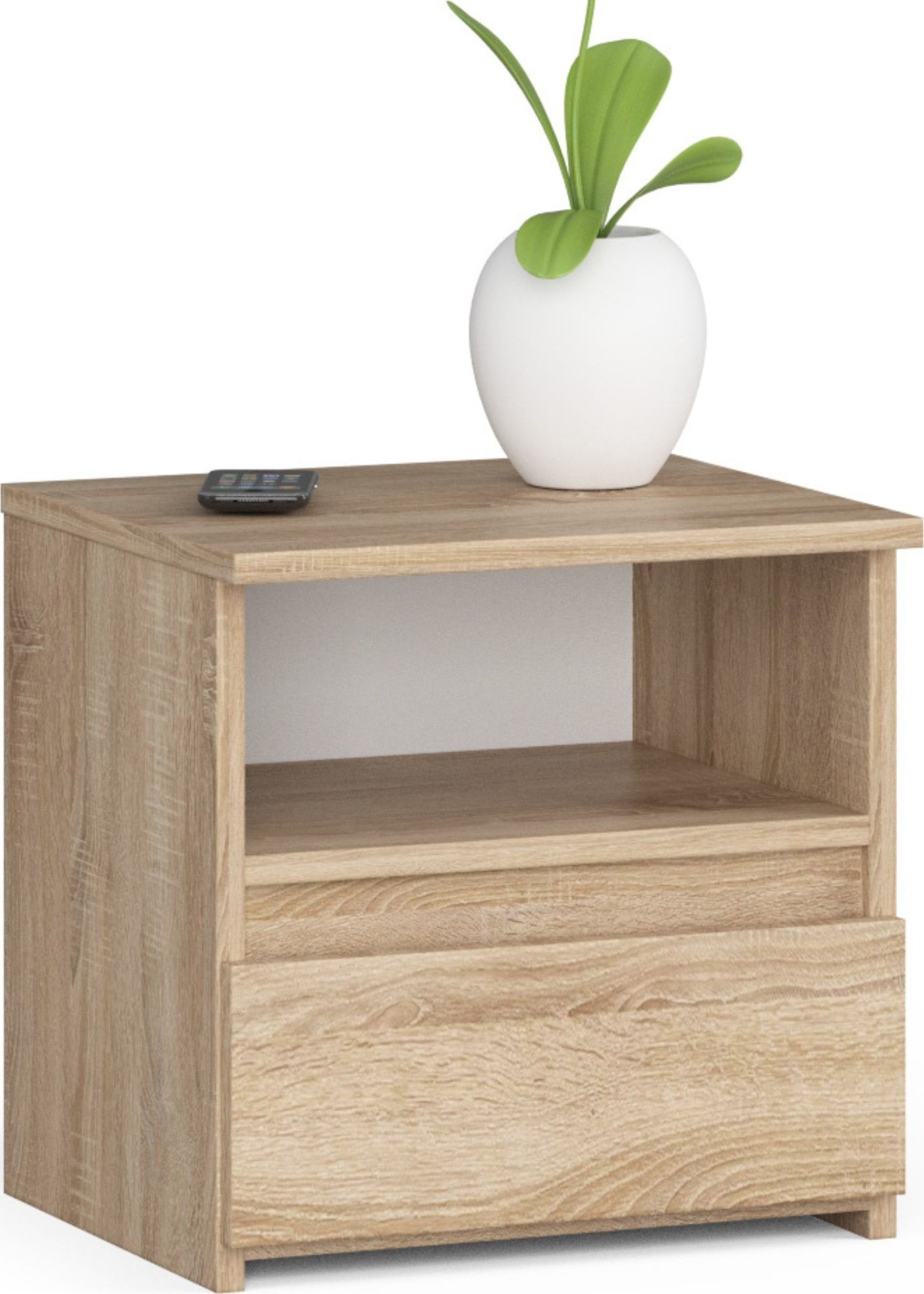 Fabryka Mebli Akord Szafka nocna CL1 40 cm 1 szuflada - dąb sonoma
