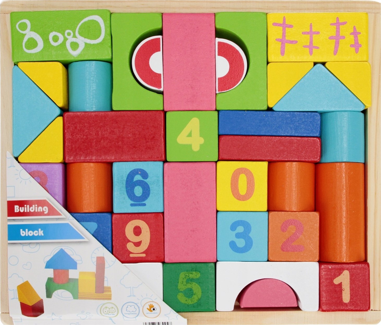 Mega Creative KLOCKI DREW KOL 24X20X4 MC FOLIA 32