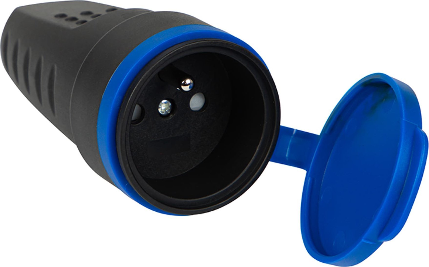 Blow Gniazdo GN-54 PR pojedyncze z uziemieniem hermetyczne czarne