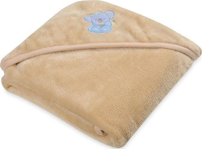 Multitex Kocyk 95 x 95 Mikrofibra z Kaputurkiem Koala 15