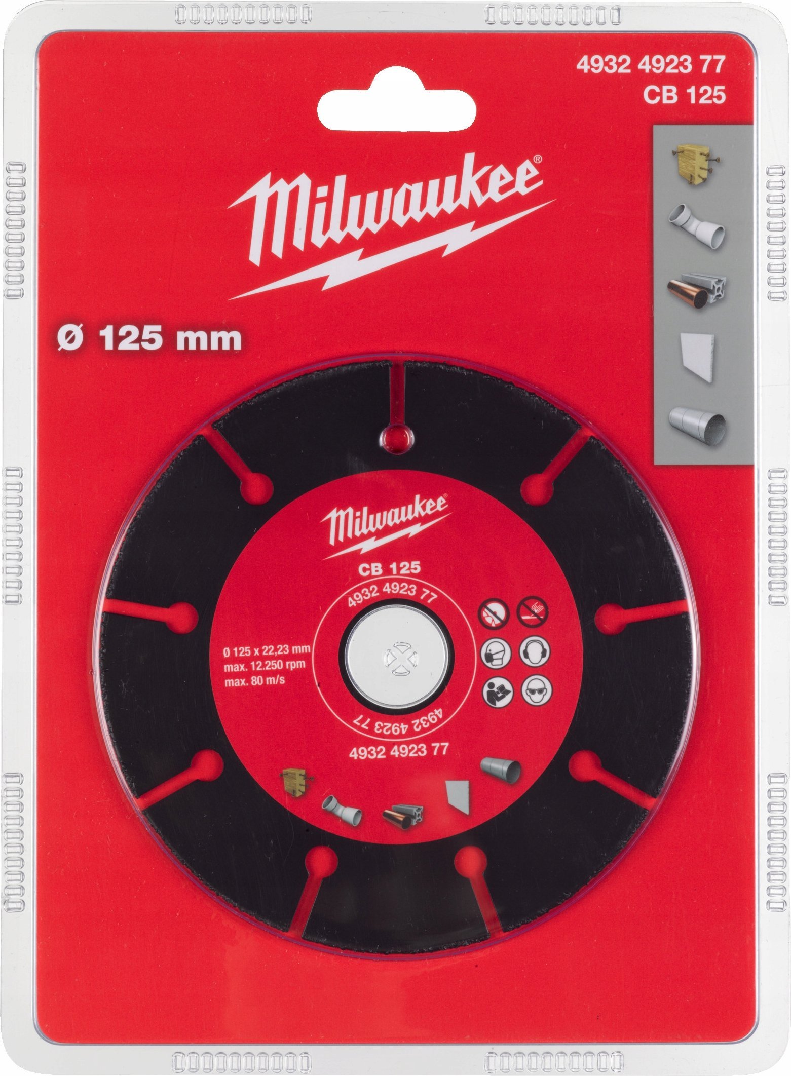Milwaukee MILWAUKEE TARCZA UNIWERSALNA 125mm
