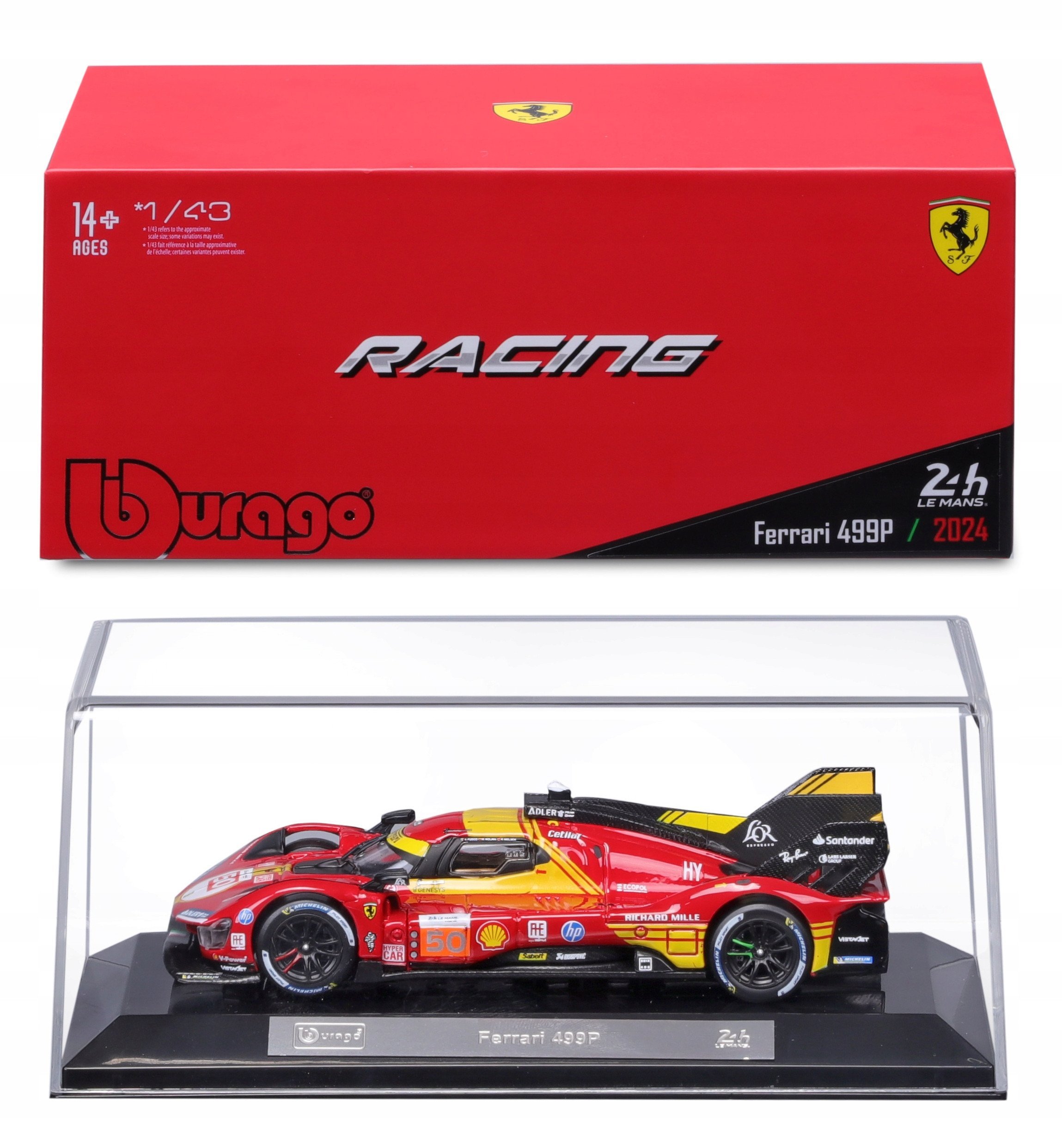 BBU 1:43 FerrariRacing499P red #50 36316