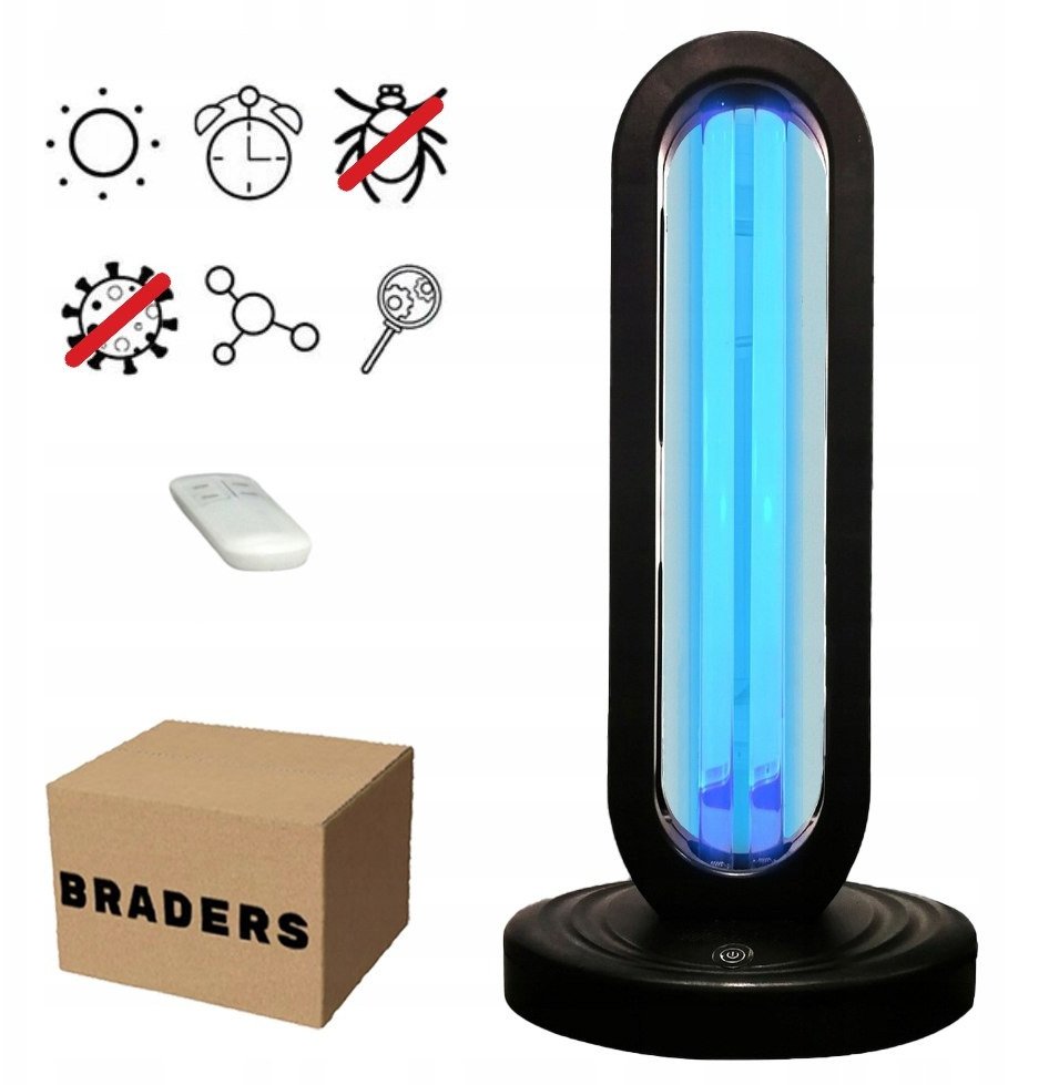 Lampa Bakteriobójcza UVC Ozon Przenośna Dezynfekcja I Sterylizacja Roztocza