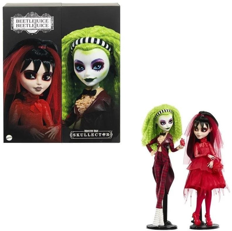 Mattel Monster High Skullector Beetlejuice Beetlejuice - Betelgeuse i Lydia Deetz (HYV96)