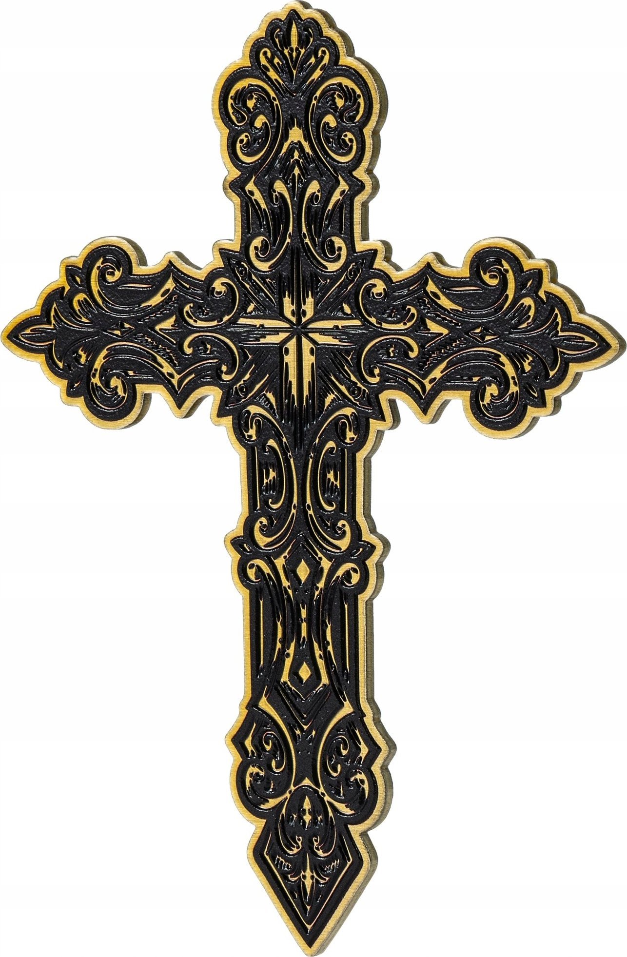 Kadax Krzyżyk Metalowy Magnes Dewocjonalia Na Lodówkę