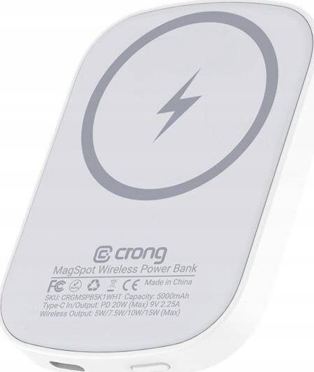 Powerbank Crong MagSafe 5000mAh Biały