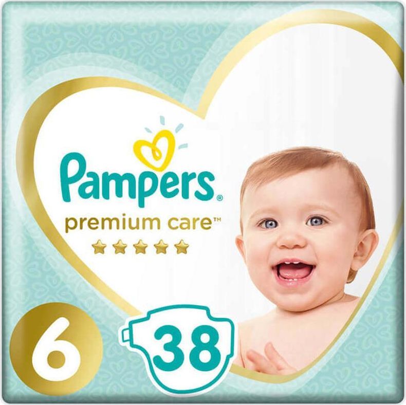 Pampers Pieluchy Premium Care 6, 13+ kg, 38 szt.