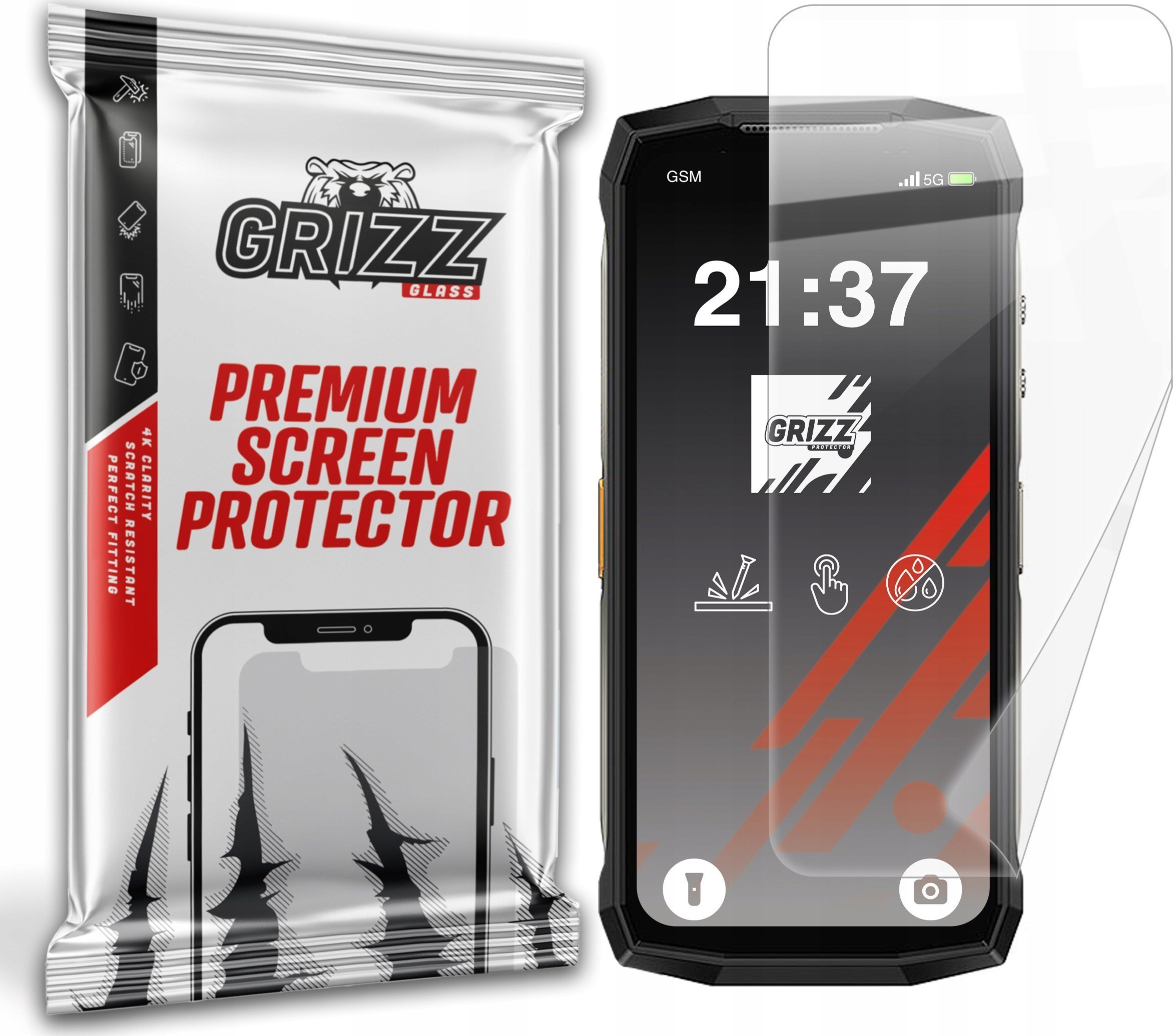 GrizzGlass Folia ceramiczna GrizzGlass CeramicFilm do Ulefone Armor Mini 20T Pro