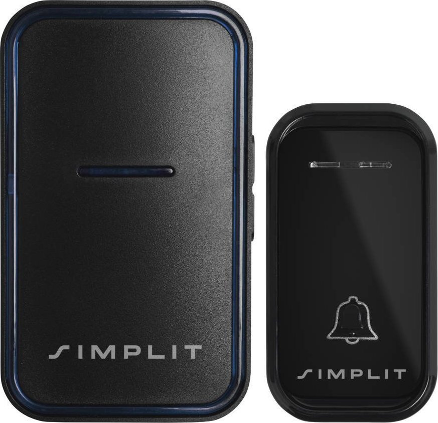 Simplit Dzwonek bezprzewodowy A6 Czarny