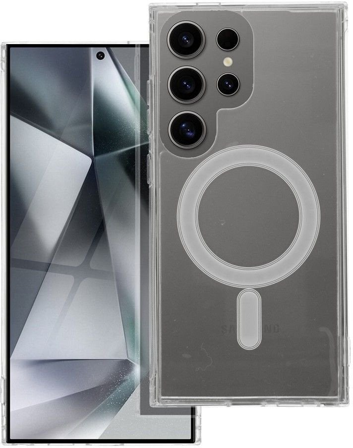 Futerał CLEAR MAG COVER kompatybilny z MagSafe do SAMSUNG S25 transparentny