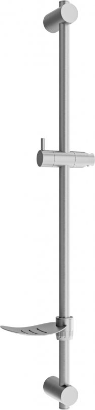 Mexen Mexen DF drążek prysznicowy z mydelniczką 80 cm grafit - 79382-66