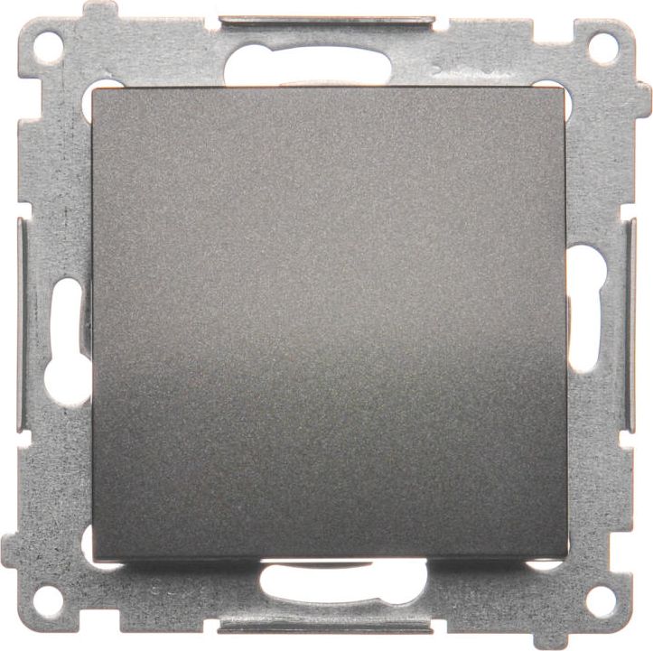 Kontakt-Simon Łącznik jednobiegunowy antracyt - DW1.01/48