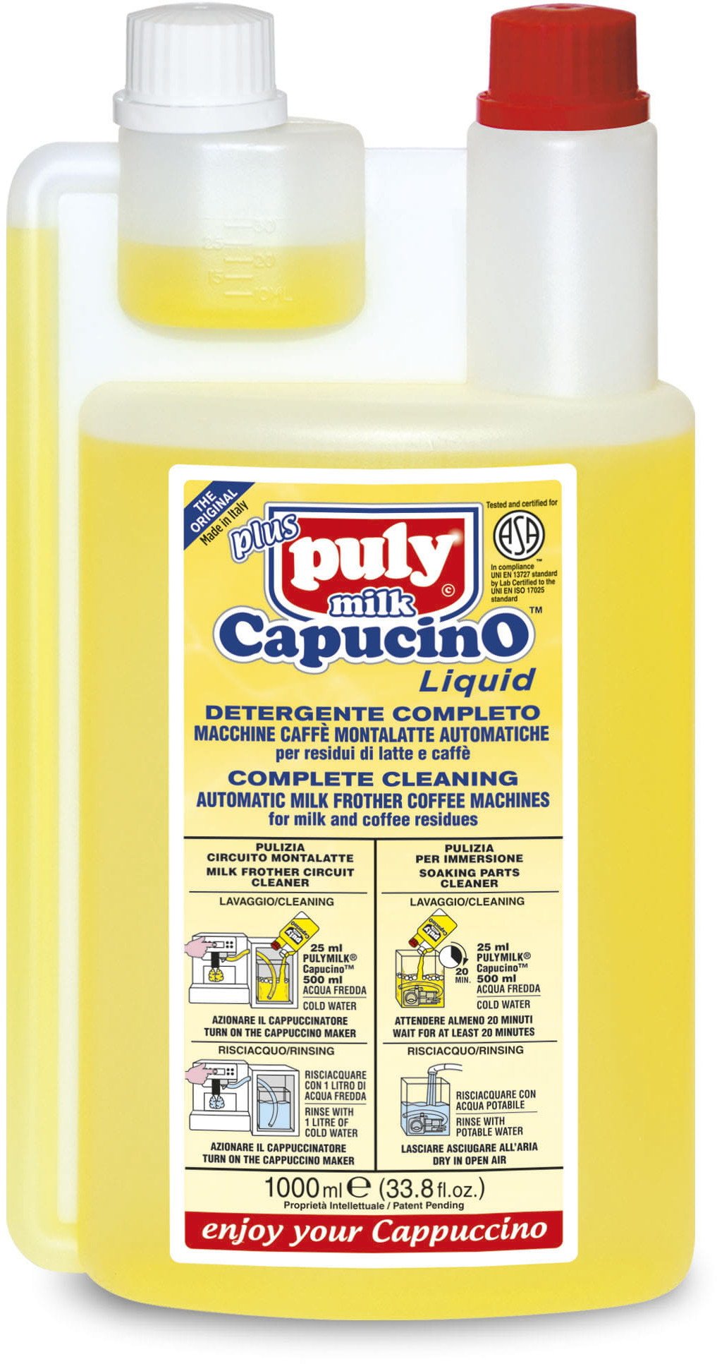 Puly Milk do czyszczenia systemów spieniających w ekspresach do kawy 1l