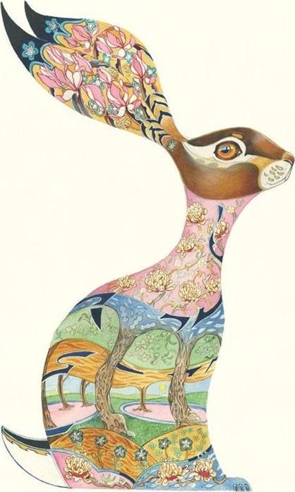 DM Collection Karnet A114 B6 + koperta Różowy zając