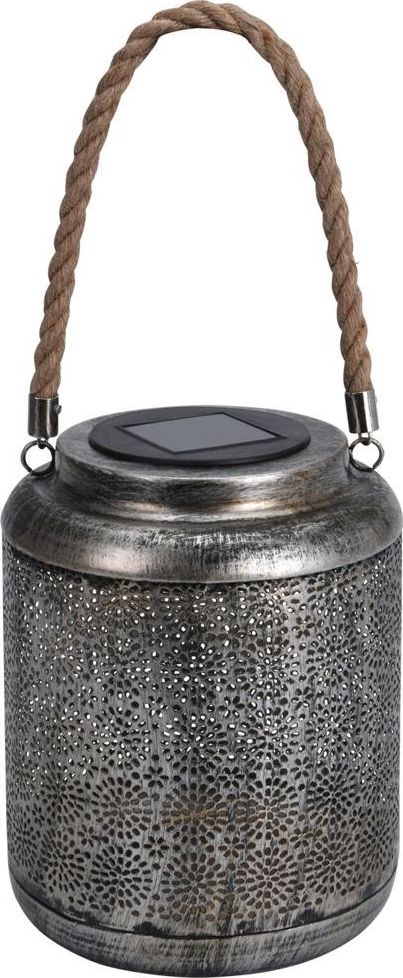 Home Styling Collection Lampa lampka ogrodowa LAMPION metalowy wiszący solarny latarnia LED