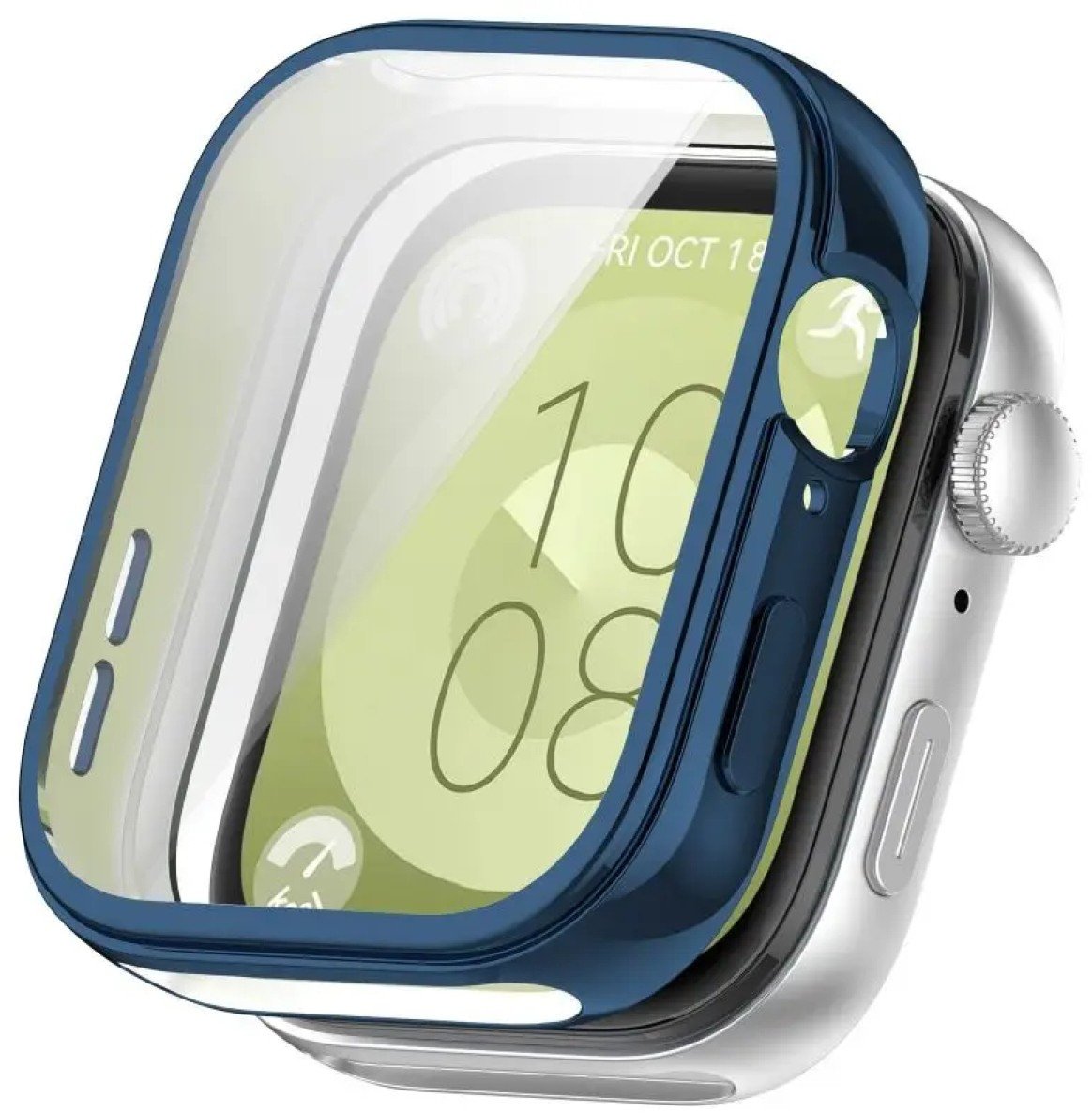 Etui Supero TPU Plating do Huawei Watch Fit 3, granatowe