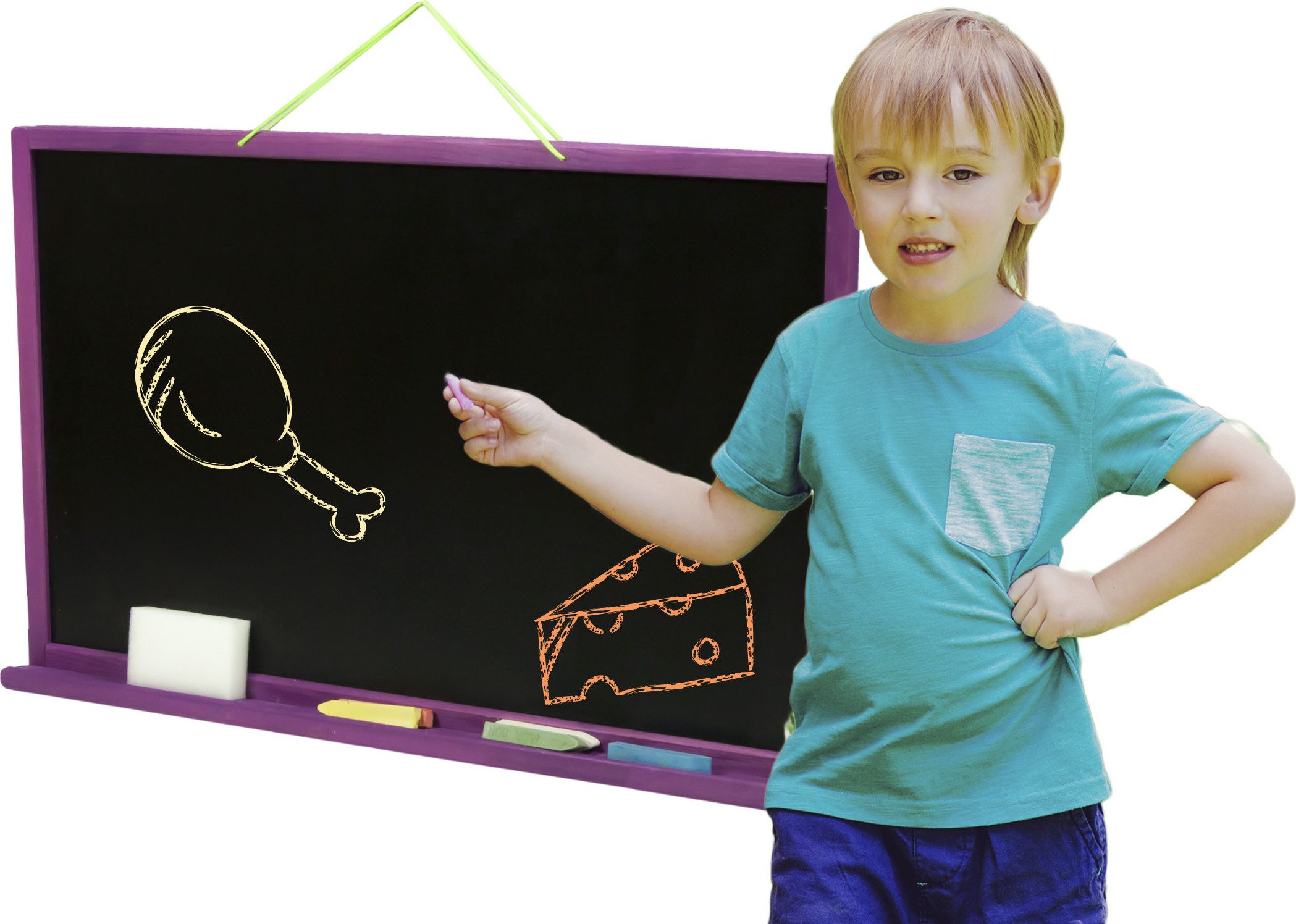 3toysm Piešimo lenta su kreidelėmis 3toysm, TWF1