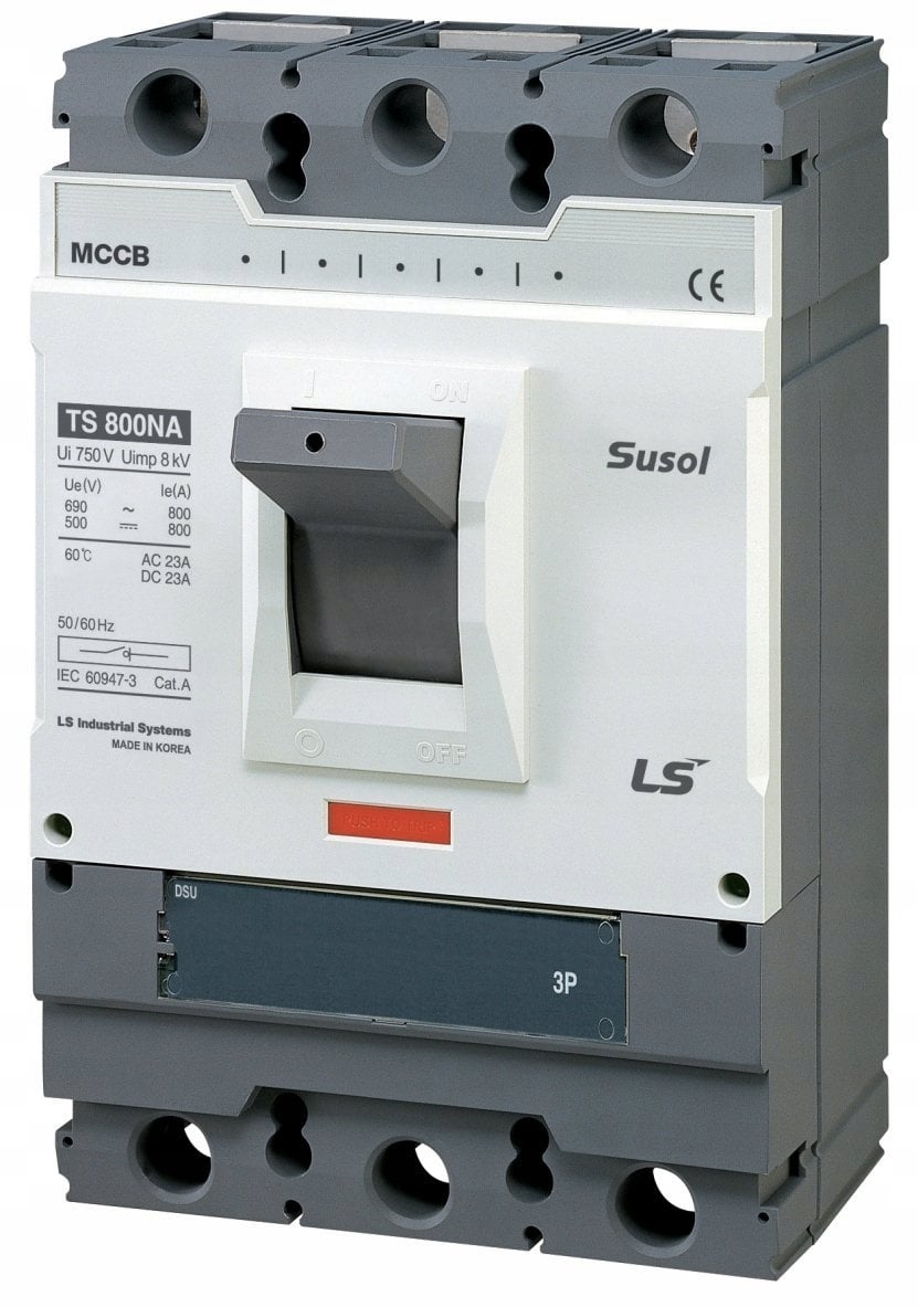 Rozłącznik kompaktowy 3P serii DSU 800A 50 kA TS800N DSU 800A 3P