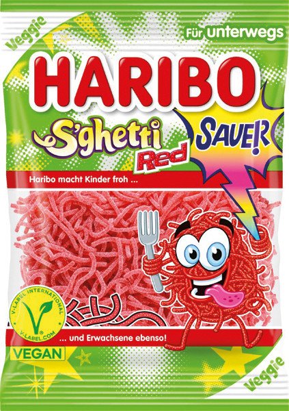 Żelki Spaghetti red sauer 85g - Haribo