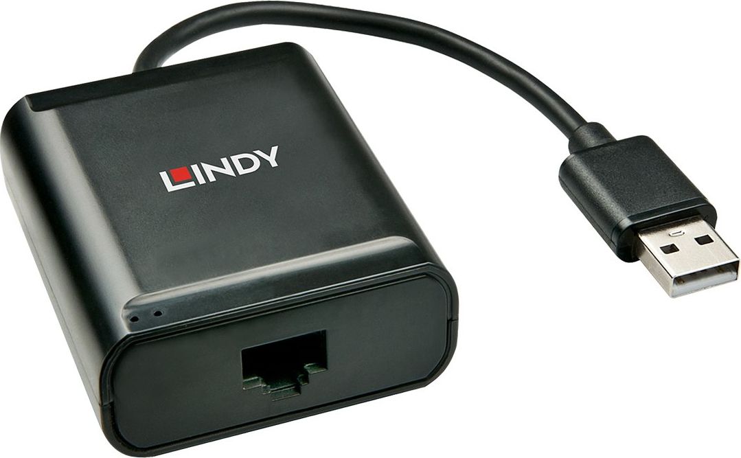 Adapter USB Lindy USB - USB Czarny (42679)