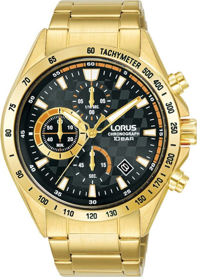 Zegarek Lorus Zegarek męski Lorus RM314JX9 złoty