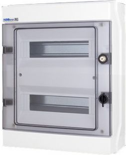 Elektro-Plast Rozdzielnica hermetyczna 2 x 12 IP65 z zamkiem (36.25)
