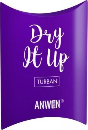 Anwen ANWEN_Dry It Up turban do włosów Czarny