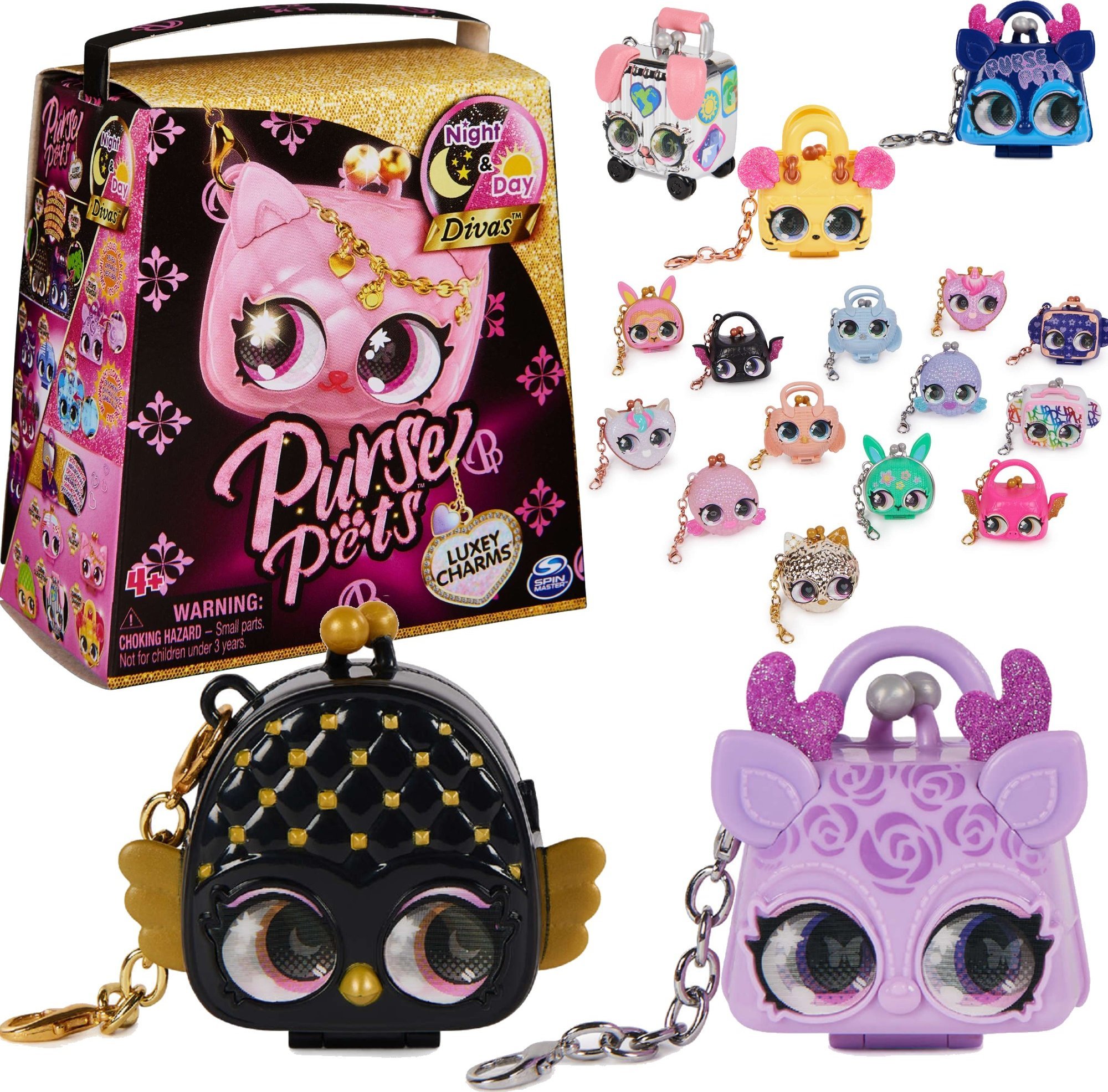 Spin Master Purse Pets Luxey Charms 1pk Assortment 6066582 Spin Master mix cena za 1 szt