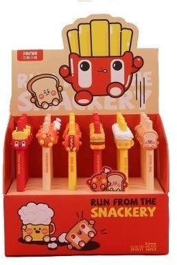 Długopis żelowy Fast Food 0,5mm nieb (36szt)