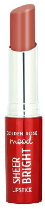 Golden Rose Sheer Bright Lipstick Błyszcząca pomadka do ust 101 Nude Glow 3.5g
