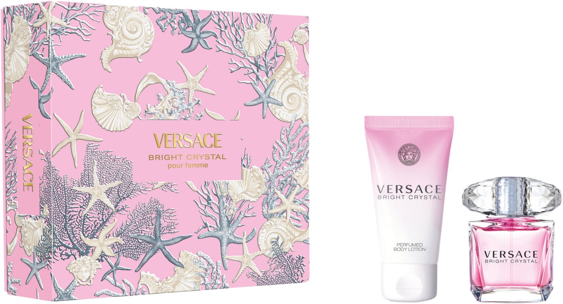 VERSACE SET (BRIGHT CRYSTAL EDT/S 30ML + BODY LOTION 50ML)
