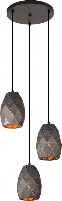 Lampa wisząca Italux Lampa wisząca grafit kuchenna Italux HARLEY MDM-3480/3A GR+GD