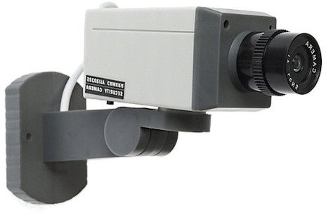 Atrapa kamery przemysłowej z czujnikiem ruchu