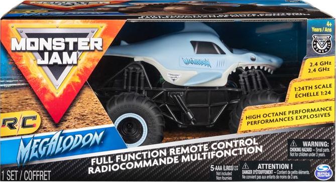 Spin Master Monster Jam 1:24 na radio Megalodon