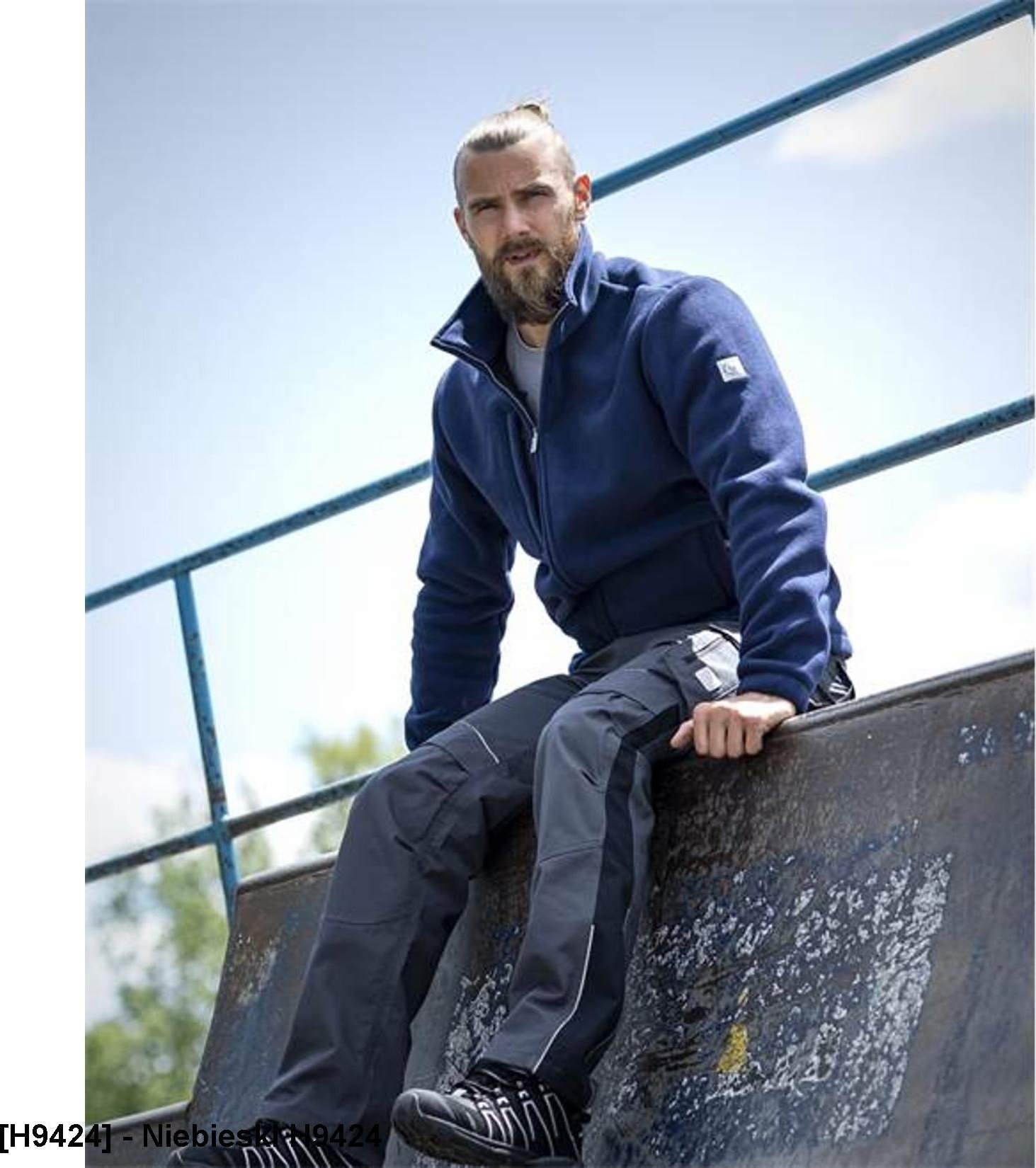 Ardon 450 - bluza polarowa - Niebieski H9424 3XL