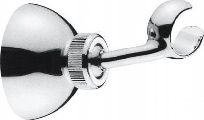 Hydroland UCHWYT NATRYSKU PUNKTOWY PRZEGUBOWY CHROM-METAL Z OKRĄGŁĄ ROZETĄ ( N.UPP.OR ) // N.UCHW.NTR.PRZEG-METAL-OK