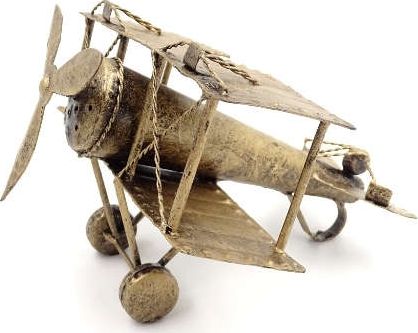 Giftdeco Samolot dwupłatowy retro