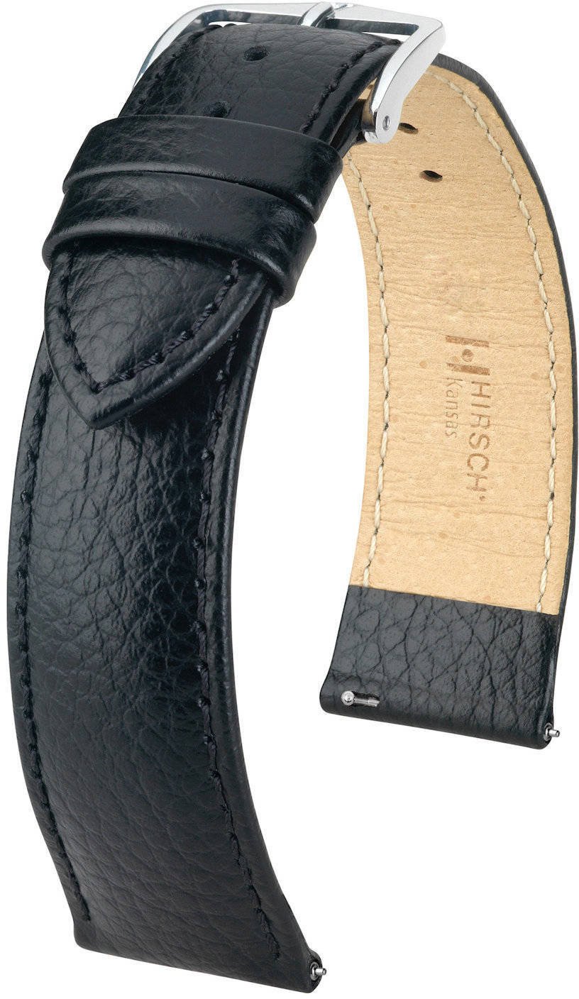 Skórzany wodoodporny pasek do zegarka 22 mm HIRSCH Kansas XL 01502250-2-22 .