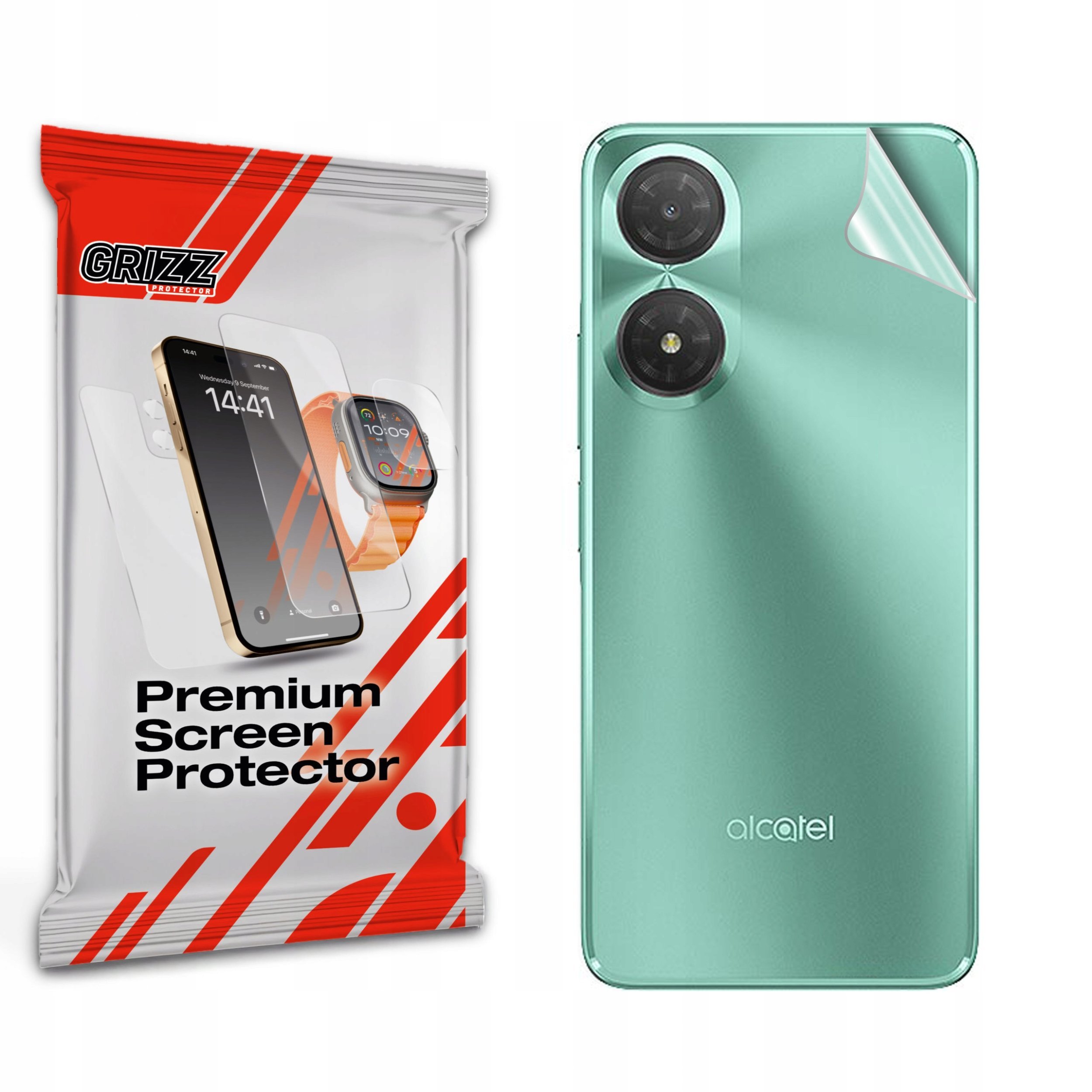 Folia na tył GrizzGlass SatinSkin do Alcatel 3 (2025)