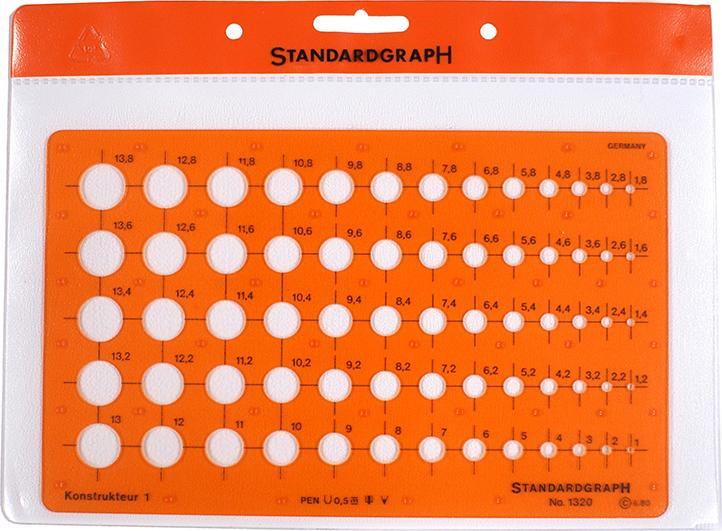 Standardgraph Szablon 1320 Standardgraph koła
