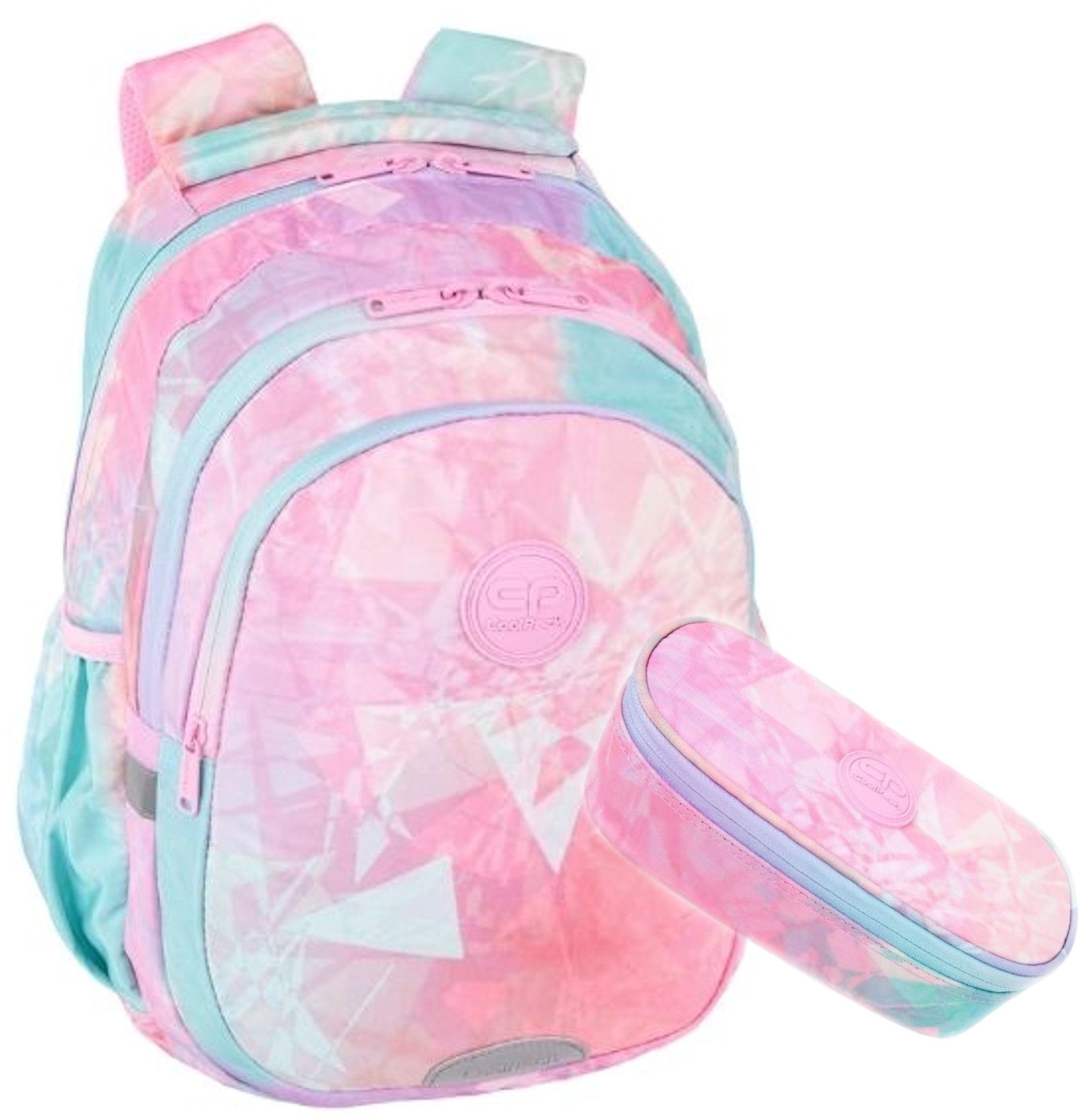 Coolpack plecak szkolny 2w1 zestaw try day rÓŻowy