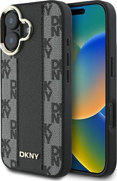 DKNY DKNY DKHMP16MPCPVSLK iPhone 16 Plus 6.7" czarny/black hardcase Checkered Pattern Magsafe