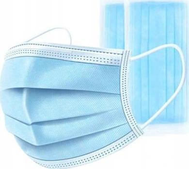 Maska Na Twarz Maseczka Z Gumką 3-Warstwy