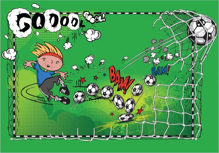DecoNest Fototapeta - Pierwszy gol - 100X70