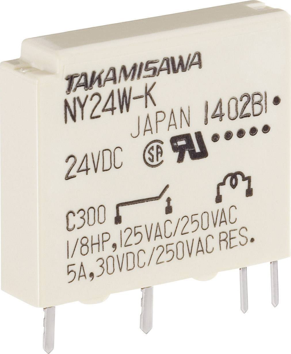 Benedict Takamisawa NY-24W-K-IE Printrelæ 24 V/DC 5 A 1 x sluttekontakt 1 stk