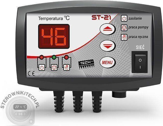 Tech Sterownik ST-21 do pompy CO czarny