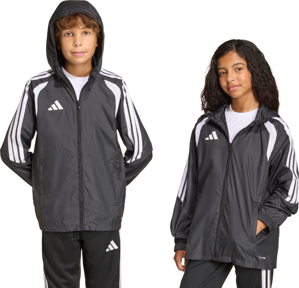 Kurtka dla dzieci adidas Tiro 26 League czarna JY9726 164cm