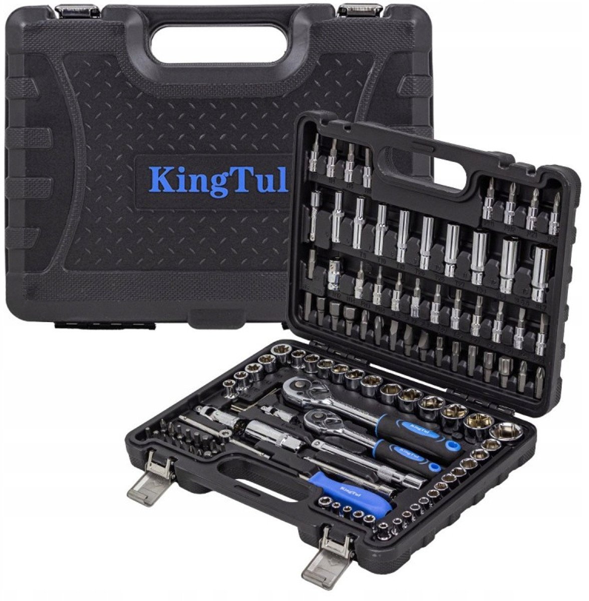 Zestaw narzędzi 108el. 1/4" i 3/8" (6-kątnych) (4-22mm)