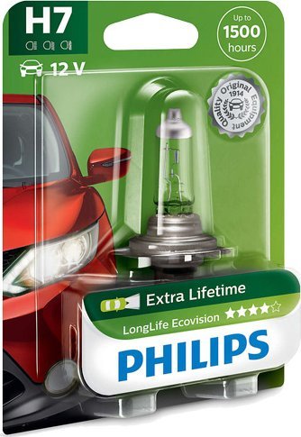 Philips Żarówka PHILIPS H7 LongLife EcoVision (1 sztuka)